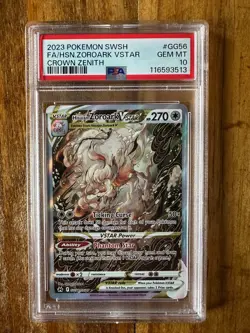POKEMON TCG - CROWN ZENITH - HISUIAN ZOROARK VSTAR GG56/GG70 - PSA 10 - Image 1