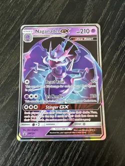 Pokemon TCG Naganadel GX SM125 Black Star Promo Holo NM - Image 1