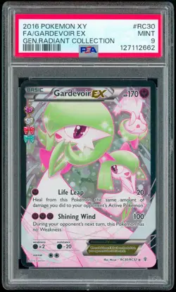 2016 Pokemon XY Generations Gardevoir EX Radiant Collection #RC30 PSA 9 Mint - Image 1