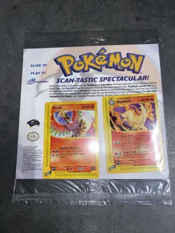 Pokemon Scan-Tastic Spectacular Ho-oh and Rapidash Promo Sealed - Image 1