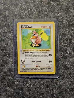 Pokemon TCG Farfetch’d 27/102 - Base Set (1999) - Image 1