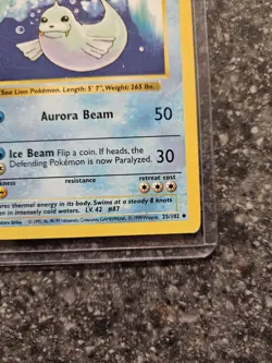 Pokemon TCG Dewgong 25/102 - Base Set (1999) - Image 3
