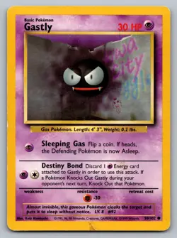 Pokemon TCG Base Set Gastly #50 - Image 1