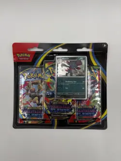 Pokemon TCG: Phantasmal Flames Weavile 3-Pack Blister Set Brand Sealed - Image 1