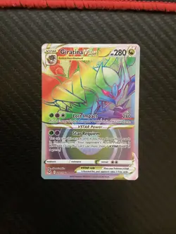 Pokemon TCG Giratina VSTAR 201/196 Lost Origin Secret Rare NM - Image 1