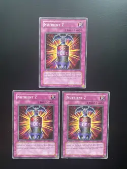 Yugioh Nutrient Z LOD-096 Common 1st Edition MP/HP X3 - Image 1