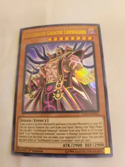 Yugioh Earthbound Greater Linewalker LED5-EN023 Ultra Rare 1st Ed NM - Image 1