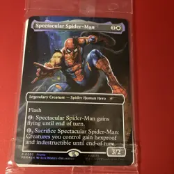 Magic The Gathering MTG Marvel Legends Spectacular Spider-Man Promo Card - Image 4