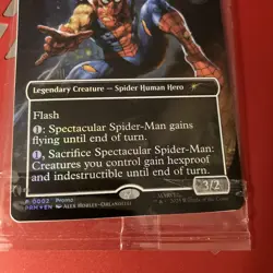 Magic The Gathering MTG Marvel Legends Spectacular Spider-Man Promo Card - Image 5