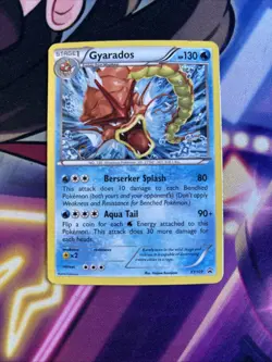Shiny Gyarados XY109 2016 Black Star Promo Pokemon Card TCG MP - Image 1