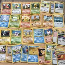 Joblot Pokemon Base Set WOTC Cards No Duplicates 29 Cards Lot 2 - Image 1