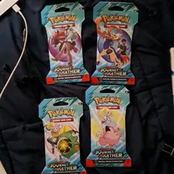 4x Packs Pokemon: Journey Together Blister Booster Packs All Art + 21 card pack - Image 2