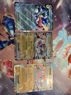 Greninja ex 106/167 METAL - Twilight Masquerade Promo Pokemon Card SET - NM - Image 2