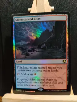 Stormcarved Coast FOIL - Innistrad Remastered - NM (see pics) - Rare - MTG - Image 1