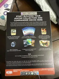 Commander's Bundle Avatar: The Last Airbender TLA MTG FACTORY SEALED - Image 2