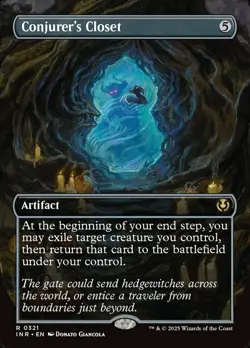 1x Conjurer's Closet - Foil - Borderless Light Play MTG Magic - Kid Icarus - - Image 1