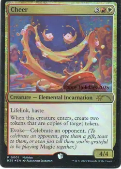 MTG: Special Occasion: Foil Cheer: Lightly Played Condition - Image 1