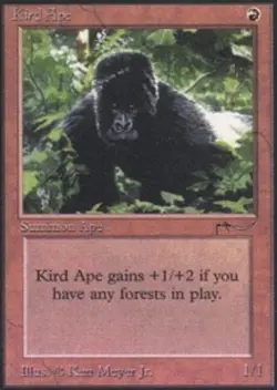 1 x Kird Ape - Arabian Nights - Heavy Play - MTG - Image 1