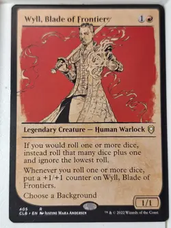 Wyll, Blade of Frontiers - SHOWCASE - Commander Legends- Magic the Gathering MTG - Image 1