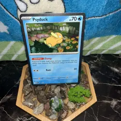 Psyduck 007 and Golduck 008 Mega Evolution Promotion Holo Pokemon Card English - Image 2