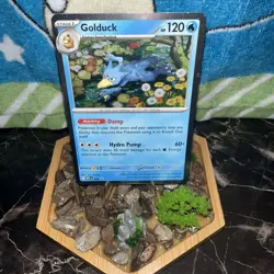 Psyduck 007 and Golduck 008 Mega Evolution Promotion Holo Pokemon Card English - Image 4
