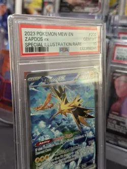 2023 POKEMON MEW EN-151 SPECIAL ILLUSTRATION RARE #202 ZAPDOS EX PSA 10 - Image 3