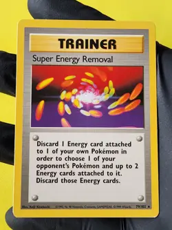 Pokemon - Base Set Super Energy Removal 79/102 Lp - Image 1
