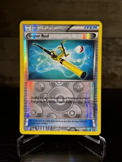 Super Rod Holo 149/162- Breakthrough - Trainer Item- Pokemon TCG - Image 1