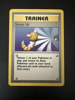 Pokemon Base Set Trainer Scoop Up 78/102 - Image 1