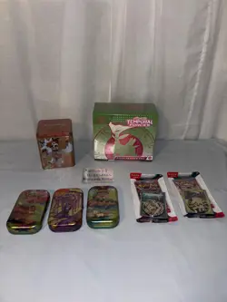 Large Sealed Pokemon Lot, mixed sets , collection , sealed, tins - Image 1