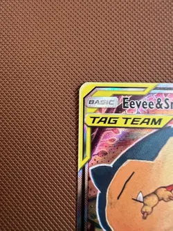 Pokemon TCG Eevee & Snorlax GX SM169 Tag Team Sun & Moon Promo NM - Image 2
