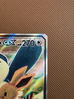 Pokemon TCG Eevee & Snorlax GX SM169 Tag Team Sun & Moon Promo NM - Image 3