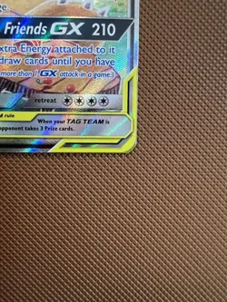 Pokemon TCG Eevee & Snorlax GX SM169 Tag Team Sun & Moon Promo NM - Image 5