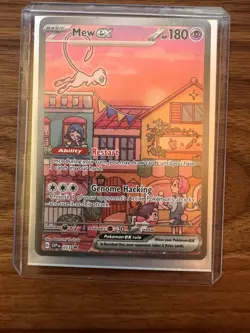 Mew ex SVP 053 Pokemon TCG Scarlet & Violet 151 Black Star Promo Full Art NM - Image 1