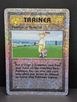 Pokemon Breeder 102/110 Legendary Collection Reverse Holo Rare TCG Trainer MP - Image 1