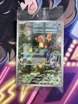 Pokemon Sealed Promo Charmander 044 44 Obsidian Flames Holo S&V NM - Image 1