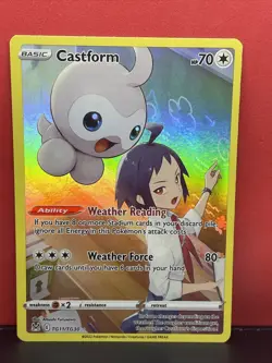 Castform Full Art TG11/TG30 - Pokemon Lost Origins - NM or Better - Image 1
