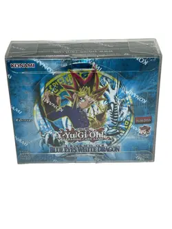 Yugioh 25th Anniversary Legend of Blue Eyes White Dragon Booster Box & protector - Image 1