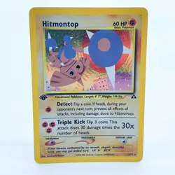 Pokemon TCG Karte - Hitmontop Kapoera 3/75 - Neo Entdeckung Discovery 1. Edition - Image 1