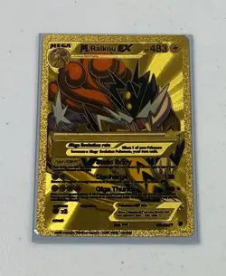 Pokemon Gold Foil Fan Art Cards Lot of 4 (Raikou, Charizard & Mewtwo) - Image 2