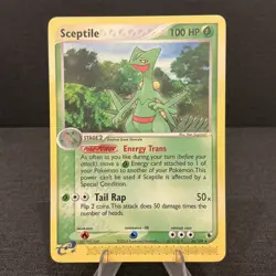 Sceptile 20/109 Ruby & Sapphire Rare Non-Holo Vintage E-Reader Pokemon TCG Card - Image 1
