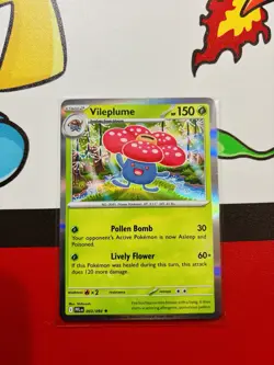 Pokemon Vileplume Holo Rare Pokemon Card 003/196 Lost Origin Series TCG NM - Image 2