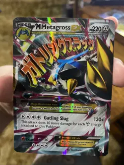 M Metagross EX Shiny Holo Ultra Rare Promo Card XY35 NM - Image 1