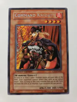 Yu-Gi-Oh • Command Knight • #CT1-EN003 • Limited Editiion• Secret Rare Card • LP - Image 1