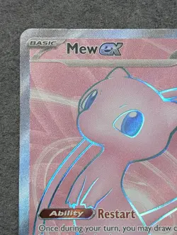 Mew EX Scarlet And Violet -Pokemon Card 151 193/165 NM - Image 4