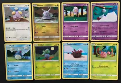 8 X Asako Ito Illustrator Bundle Pokemon Cards Crotchet Craft Knitted Oddish - Image 1