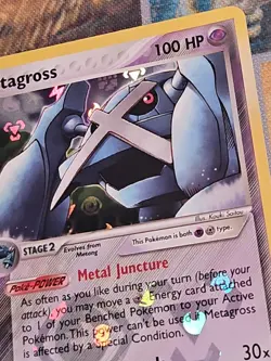 Metagross 11/101 Pokemon EX Hidden Legends Reverse Holo Rare Card - NM Clean - Image 4