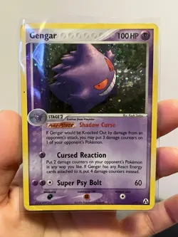 Pokemon Legend Maker Gengar Holo Card 5/92 Rare Heavy Play Fair Condition - Image 1