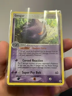 Pokemon Legend Maker Gengar Holo Card 5/92 Rare Heavy Play Fair Condition - Image 2