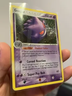 Pokemon Legend Maker Gengar Holo Card 5/92 Rare Heavy Play Fair Condition - Image 3